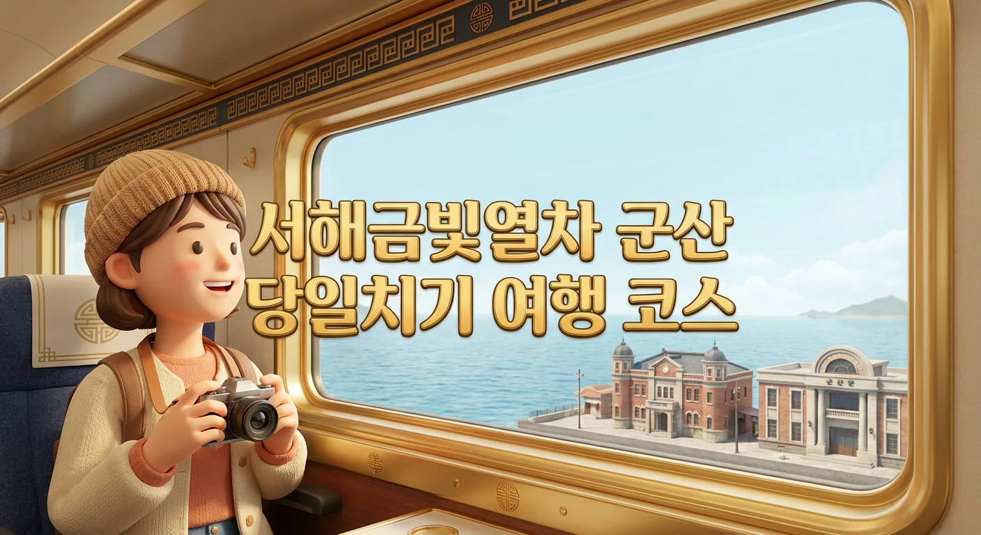 서해금빛열차 군산 당일치기