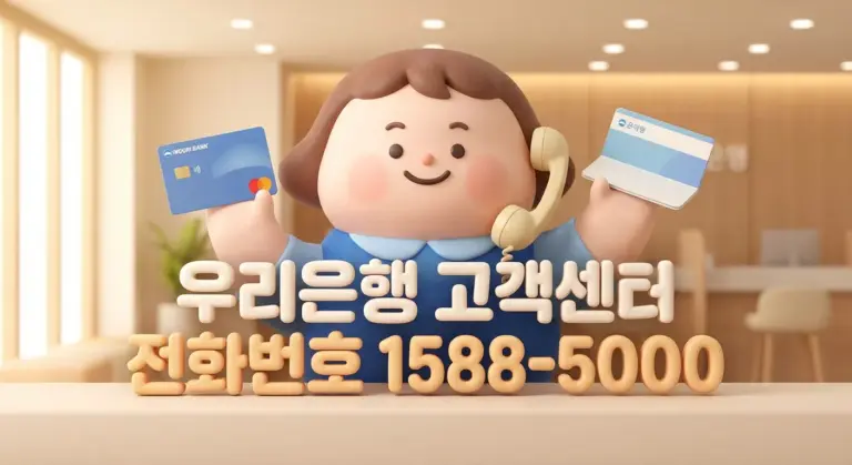 우리은행 고객센터 전화번호