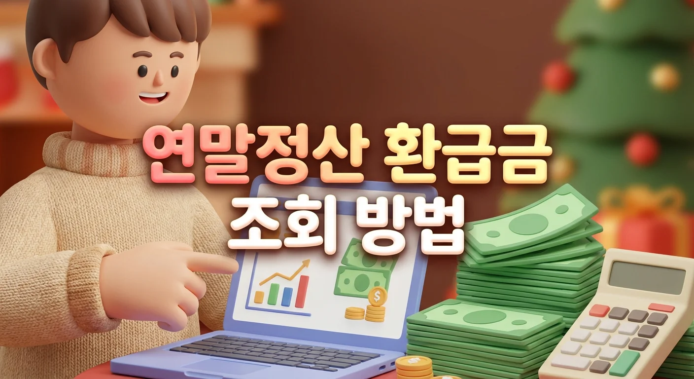 연말정산 환급금 조회방법