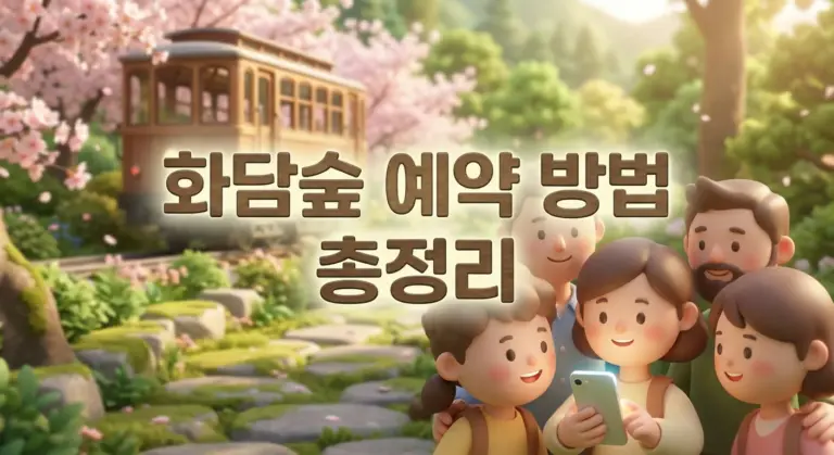 화담숲 예약 방법 총정리