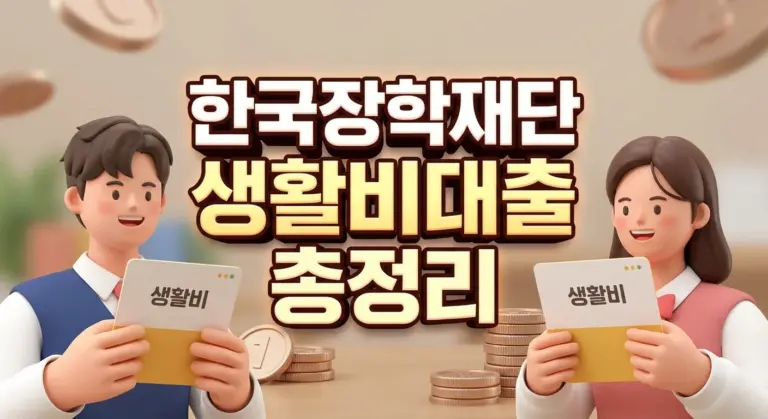 한국장학재단 생활비대출